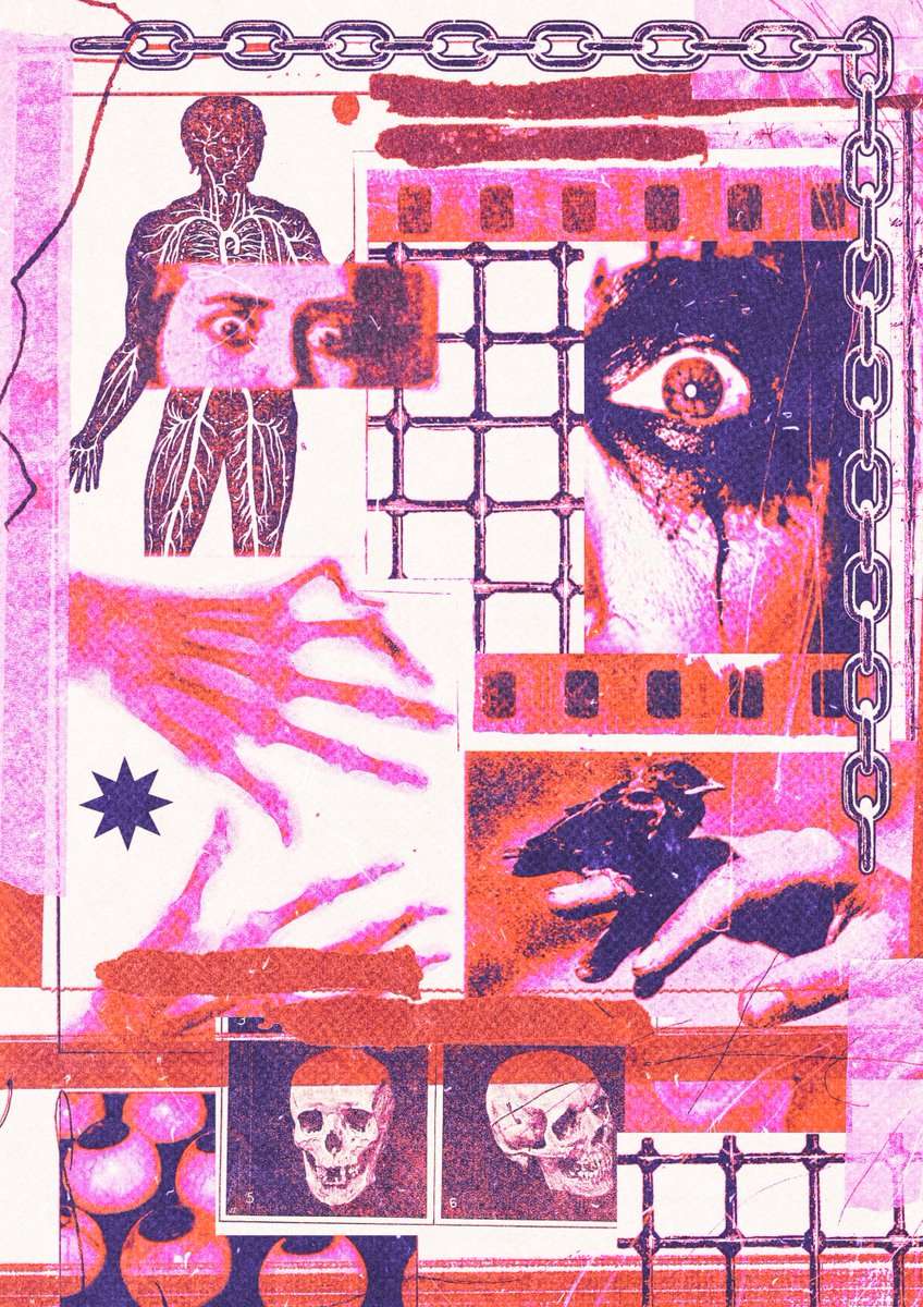 “not coming back”
 mixed media collage by nikki marie 2022
(prints available)