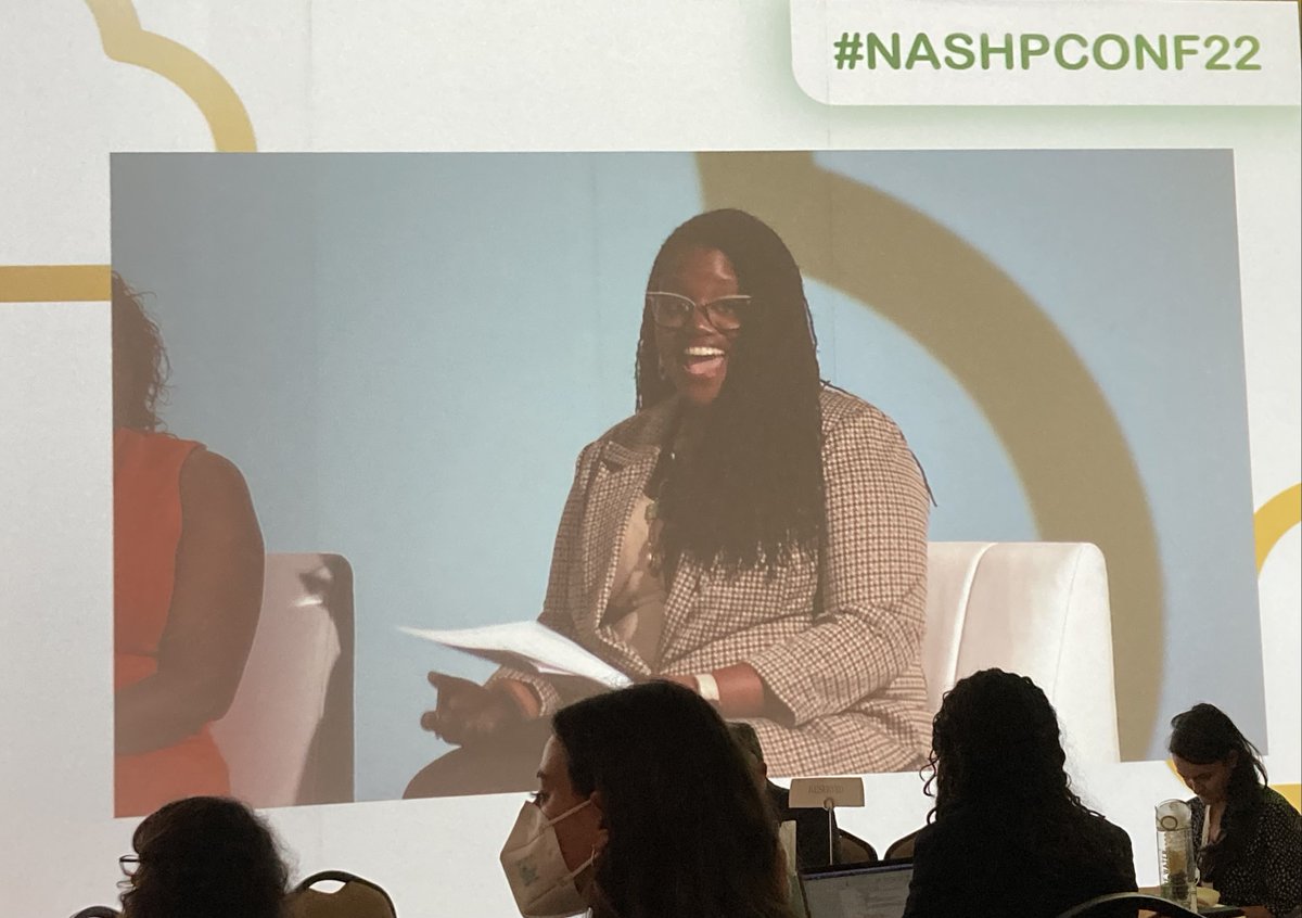 NASHPhealth's tweet photo. .@StaceyCarlessjd of @NCCounts: Community-based organizations are able to achieve so much with few resources—so imagine what CBOs can achieve with funding and support. #NASHPCONF22 https://t.co/ofmjeytFfx