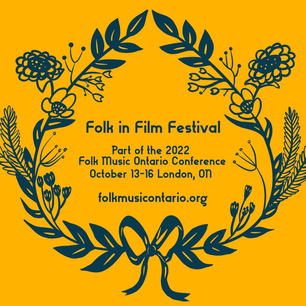 THE FOLK IN FILM FESTIVAL
folkmusicontario.org/folk-in-film-f…

Deadline to apply: September 18, 2022

Folk Music Ontario is looking for submissions for Folk In Film Festival (FiFF), a new mini film festival and film-oriented programming stream for the 2022 Conference! 

#fmo2022