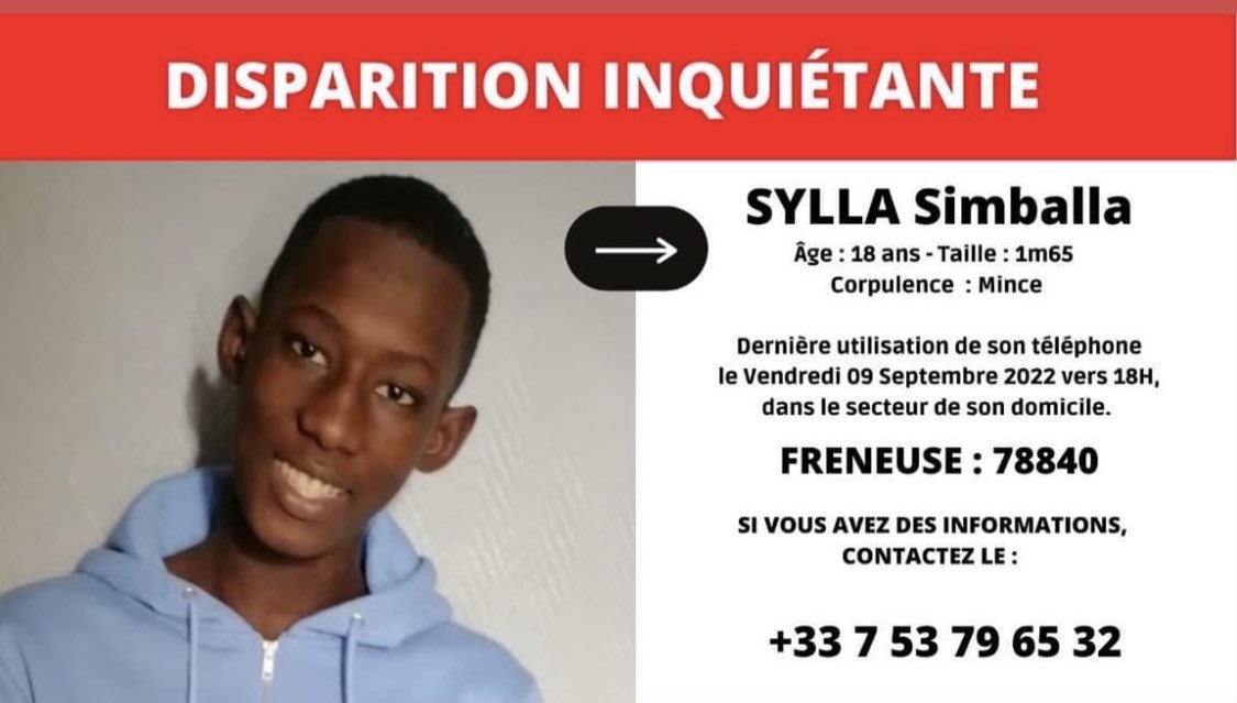 Disparition inquiétante, merci de relayer !