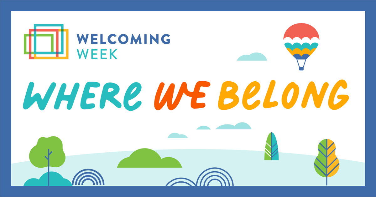Also coming up tomorrow! Join Church World Service College Edition and <a href="/WelcomingUSA/">Welcoming America</a> for a discussion on exploring how arts can transform, deepen, and enrich immigrant inclusion work. 

Learn more here: ow.ly/uvKy50KCUjs

#WelcomingWeek2022 #WhereWeBelong