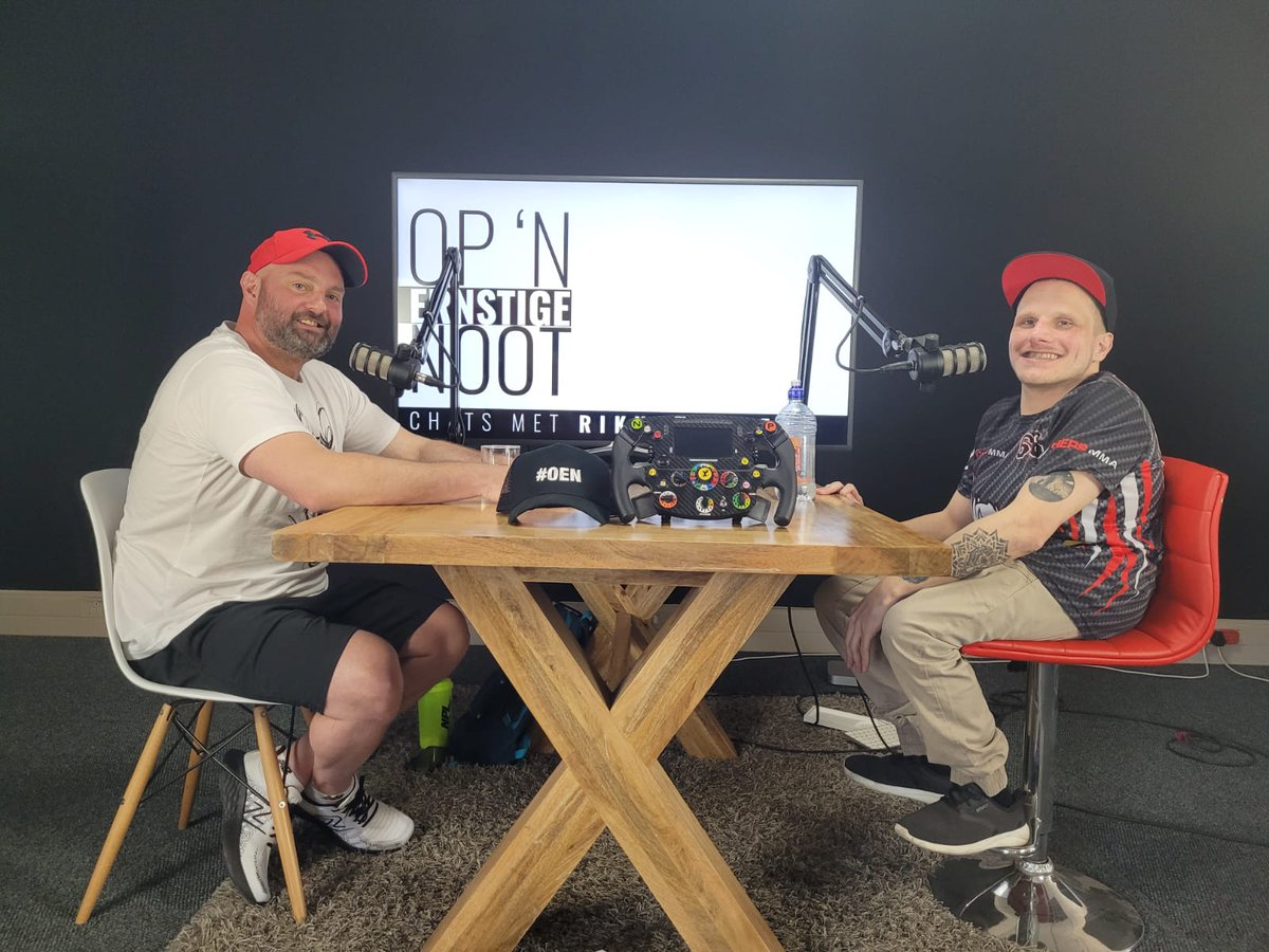 HouseofEsports4's tweet photo. Chickenwing one our F1 House of eSports crossplay league partners, was on a interview today with the legend @RadioRaps. Can't wait to see the show.
#OPNERNSTIGENOOT #HOEF1 #simracingza #eSportsza #simracingza #radioraps https://t.co/SfTF79y331