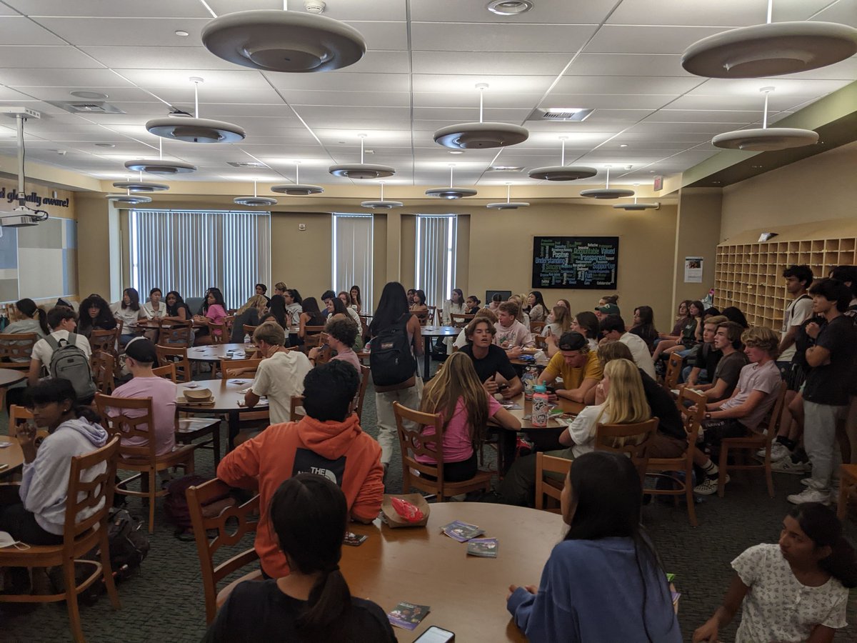 DNHSNighthawks's tweet photo. DNHS Best Buddies getting started with a great start on building belonging for all students. https://t.co/ADOtlv0XQF