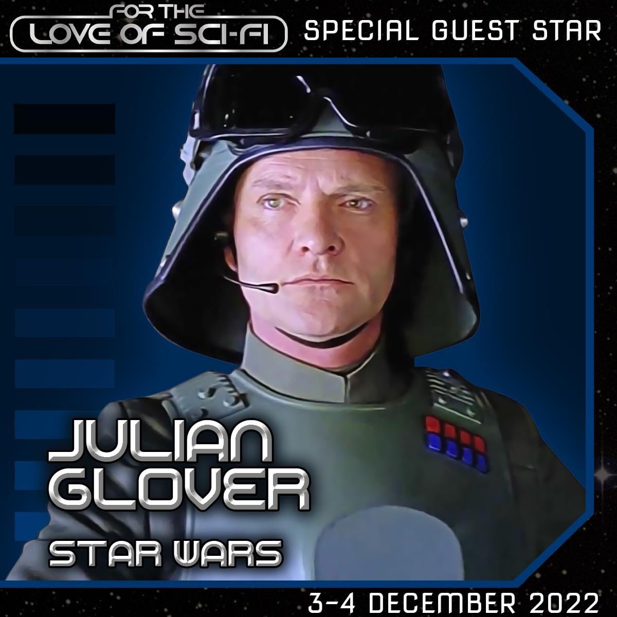 ftlofancon's tweet photo. FOR THE LOVE OF SCI-FI GUEST ANNOUNCEMENT - JULIAN GLOVER

To get tickets to meet Julian please go to https://t.co/dbUkqFfajL https://t.co/wd2KSwCwVZ