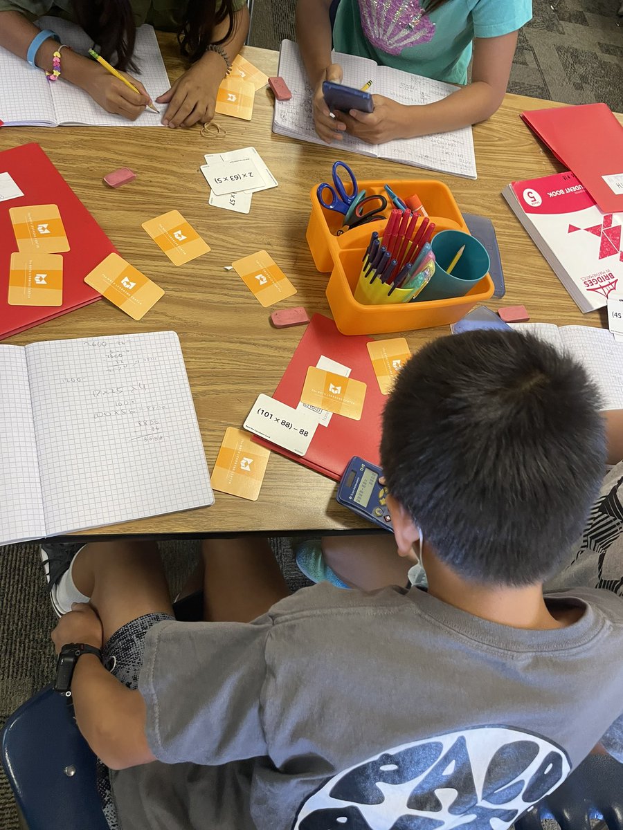 mrschingsclass's tweet photo. Putting our multiplication strategies to the test by playing “Beat the Calculator”! https://t.co/axcbhJQqBw