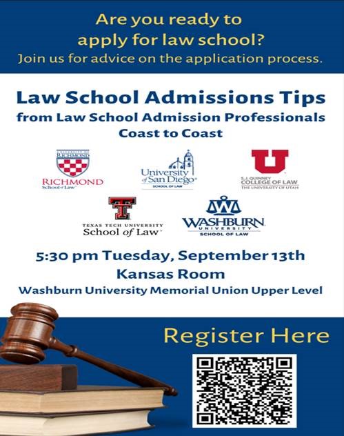 Calling students interested in Law School. Check out this event tonight!
