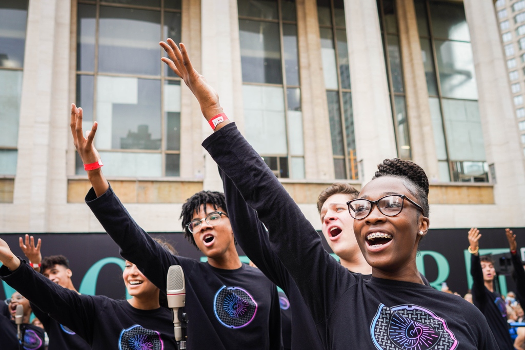 ypcofnyc's tweet photo. Welcome to our 35th Season! For 35 years Young People’s Chorus of New York City, led by Founder and Artistic Director Francisco J. Núñez has been committed to providing children with a unique program of music education and choral performance. #ypcofnyc #35thseason #inthekeyoflove https://t.co/gZY1dtEboA