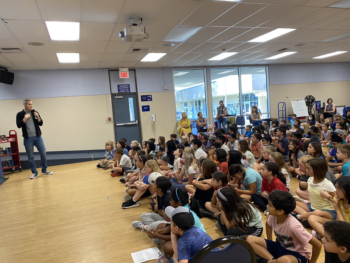 Incredible morning with Guest Author <a href="/DanGemeinhart/">Dan Gemeinhart</a> ! Thank you for visiting <a href="/BESTigersOPUSD/">Brookside</a> and sharing with us! You were an amazing presenter! The kids &amp; teachers had so much fun and are loving your books!! Thank you <a href="/Onceuponatimebk/">Once Upon A Time Bookstore</a> for everything!