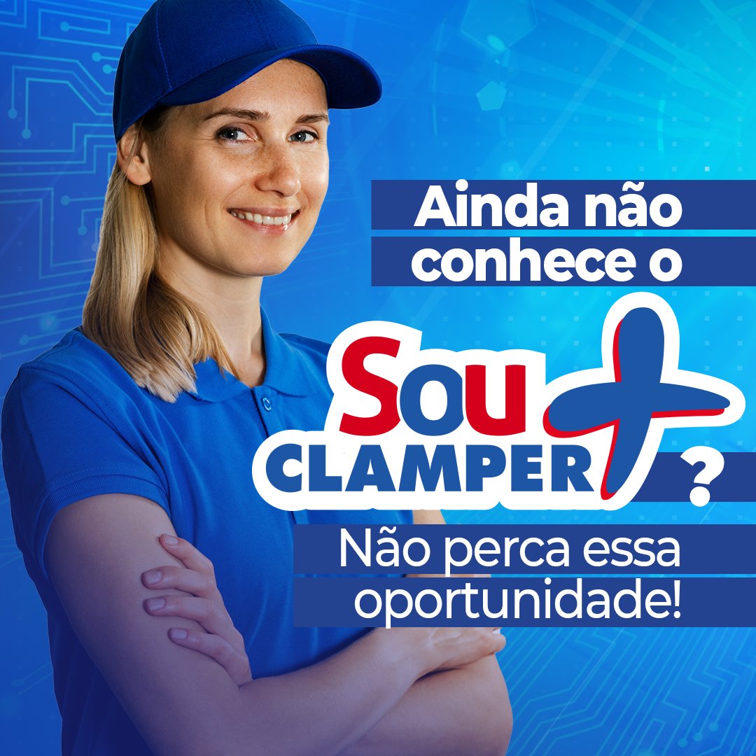 clamperoficial's tweet photo. O Sou+CLAMPER é um programa de parceria feito especialmente para você, profissional do setor elétrico. Com ele, você acessa conteúdos informativos e ainda acumula pontos que viram descontos em produtos CLAMPER!

Se inscreva no link e não fique de fora! https://t.co/oEajHn7iPi https://t.co/bpJzhudbGZ