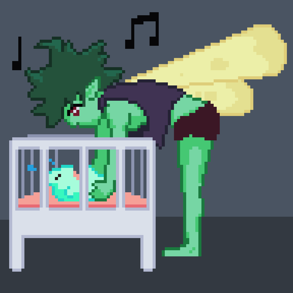 BrambleToad's tweet photo. I wonder why my back hurts? I wish I was better at size changing magic as baby stuff so low to the ground. #BrambleToad https://t.co/xKtaf61LtC
