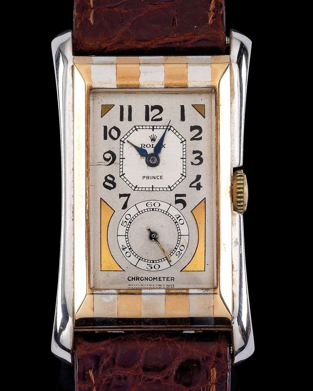 Horology & History on Twitter "1930s Rolex Prince 'Zebra' in white and