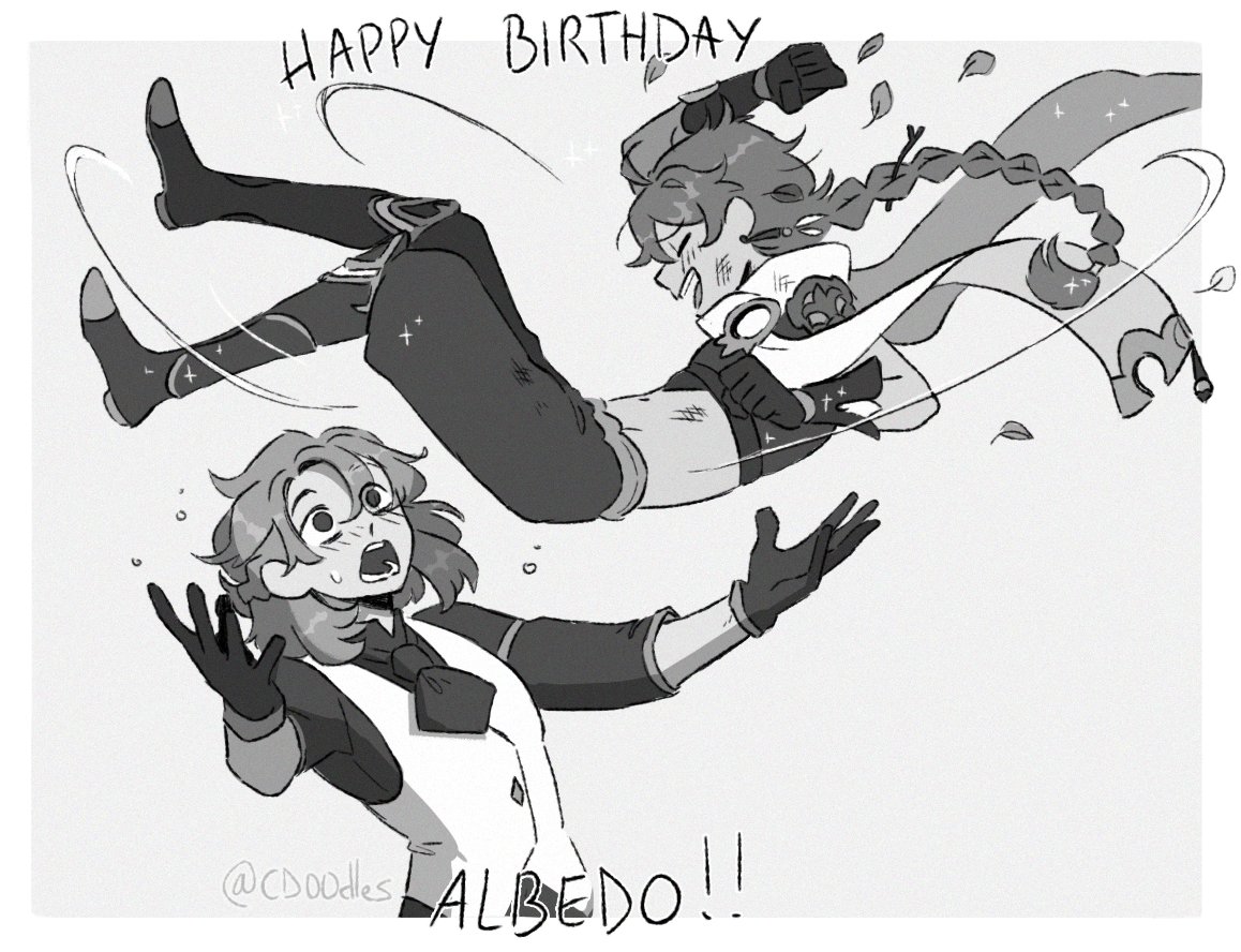 It's still Albedo's birthday here! Have this little comic✨ 