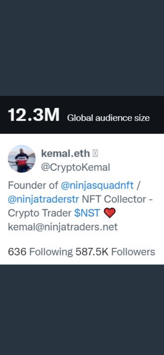 One of the most underrated founders in the space is definitely @CryptoKemal, who is one of the most influential NFT and Crypto entrepreneurs not only in Turkey