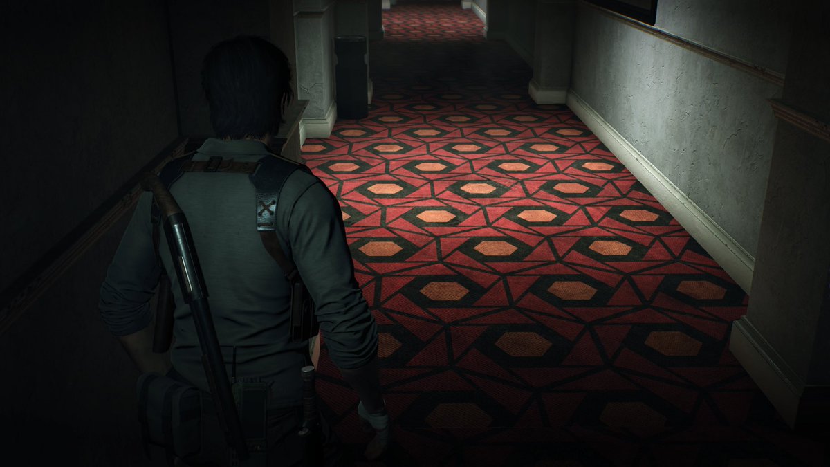 NickdeBruyne's tweet image. Is that a spin on an Overlook hotel reference I detect? Why yes I think it is. #EvilWithin2