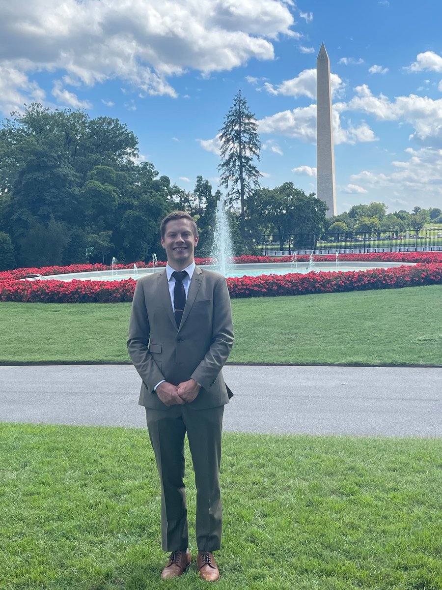 theASBN's tweet photo. Mike Green, ASBN's director of climate and energy policy, has been at the forefront of the fight for the Inflation Reduction Act. Mike was invited to go to DC to celebrate its passing along with other business leaders and stand once more for the #IRA. https://t.co/mv4qWIVDUd
