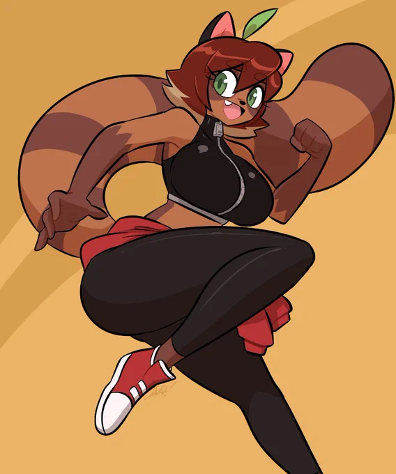 Suki and their bee girl OC from ve them lots of support! 