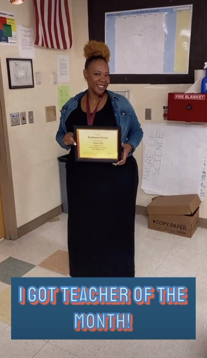 KeiunnaHernand1's tweet photo. Congratulations @Ms_Dorsey_Sci!!! Well deserved 👏🏾👏🏾👏🏾 @JeagaMiddle #ScienceGuru #TechnologyTrailblazer #TeacherLeader @ExeqFAU https://t.co/QBHFPby2Bz