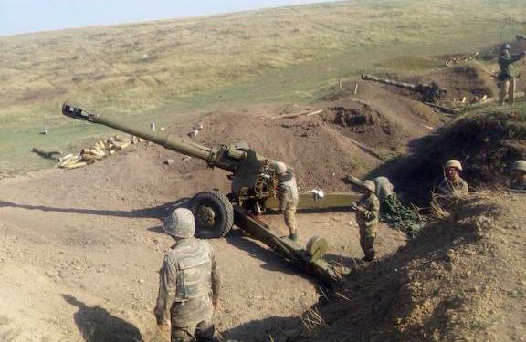 Asbarez's tweet photo. Azerbaijan continued to target border regions, including civilian settlements, despite a tenuous ceasefire that was announced at 9 a.m. Tuesday local time. https://t.co/RGgBy38E34 https://t.co/HhSoaJadlf