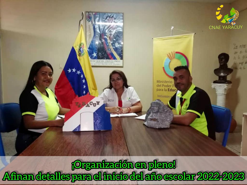 YaracuyCnae's tweet photo. Ante el venidero año escolar 2022-2023, autoridades del sector educación en Yaracuy, participaron en una mesa de trabajo a fin de establecer las pautas y lineamientos para el inicio de este nuevo período escolar. 

@ZonaEducYara 
@maduro_en 
@cnaeoficial https://t.co/Cr9yyGcF1X