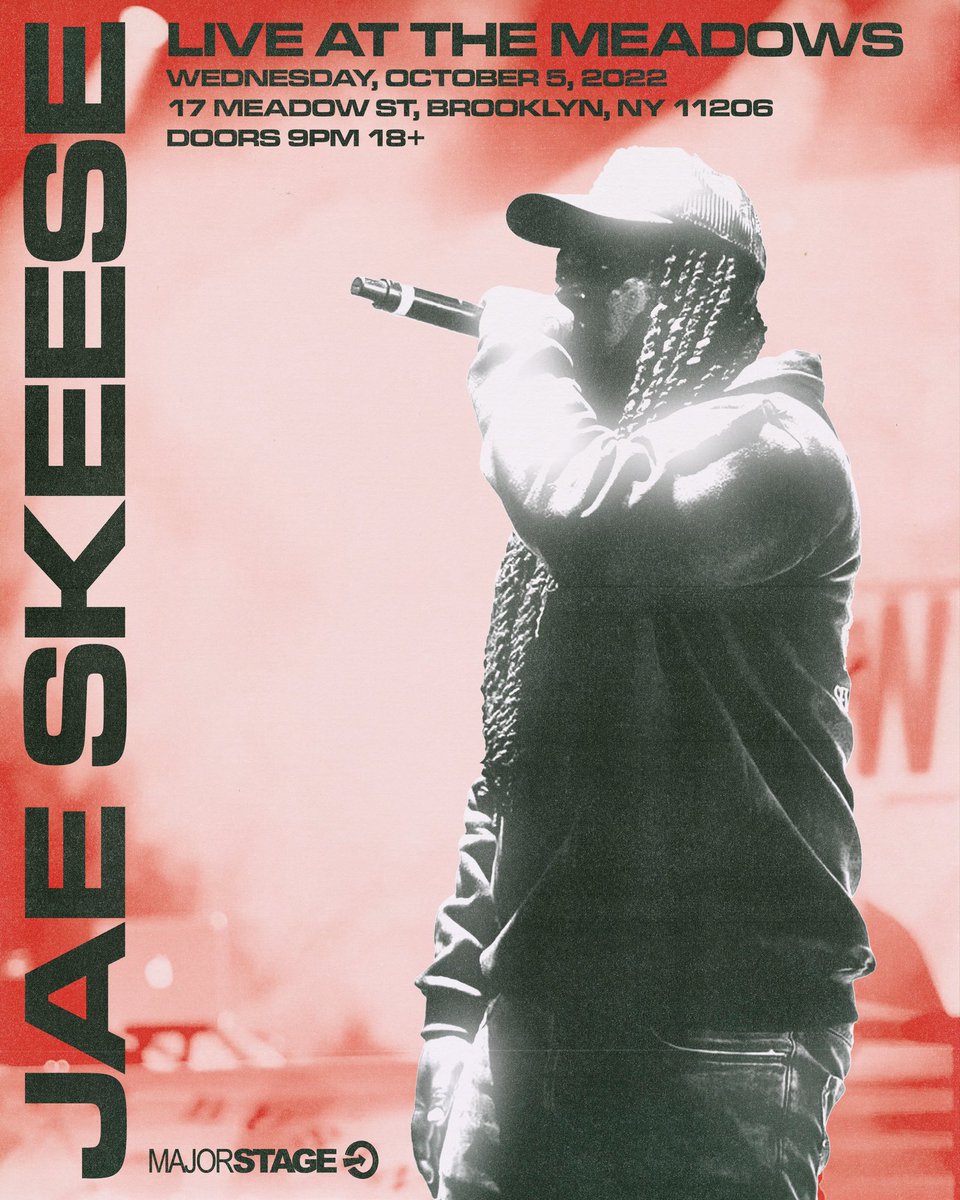 I’m Headlining My First Show In NYC At The Meadows In Brooklyn 10/5 - I Wanna See You There!!!! Get Your Tickets Now 🔥🤞🏾 dice.fm/event/b5x5k-ma…