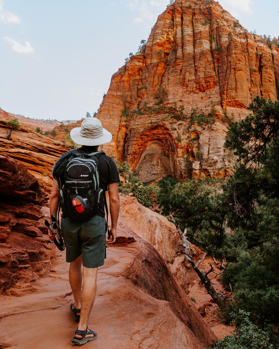 Know before you go 👍
Find out more about trail and road conditions, busy times to avoid, weather, and available facilities on #AllTrails. 
📸 <a href="/gabb/">ogar gabriel</a>.martinez
📍Zion Canyon Overlook Trail, <a href="/zionnps/">Zion National Park</a>, Utah
bit.ly/3TVfwxj