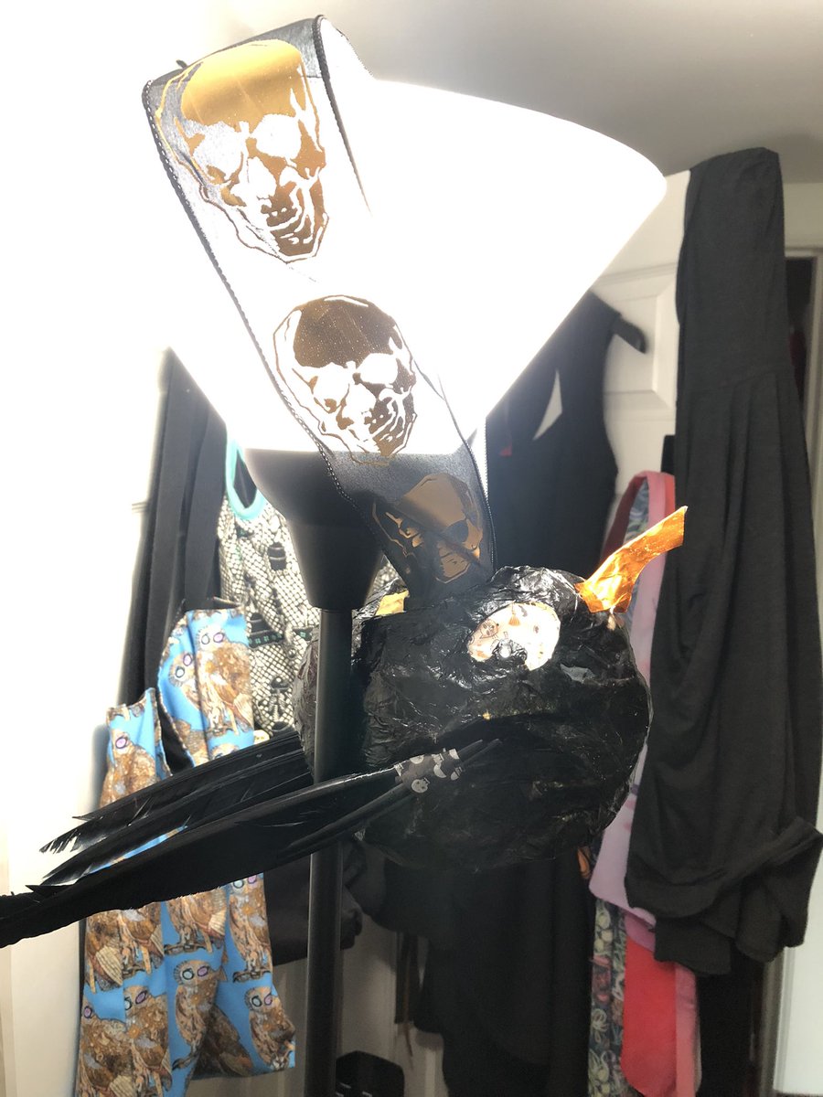 SWSondheimer's tweet photo. I was thinking about @drslayton and his local murder friend when I made this guy #crow #supportyourlocalmurder https://t.co/r44hBBIAWC