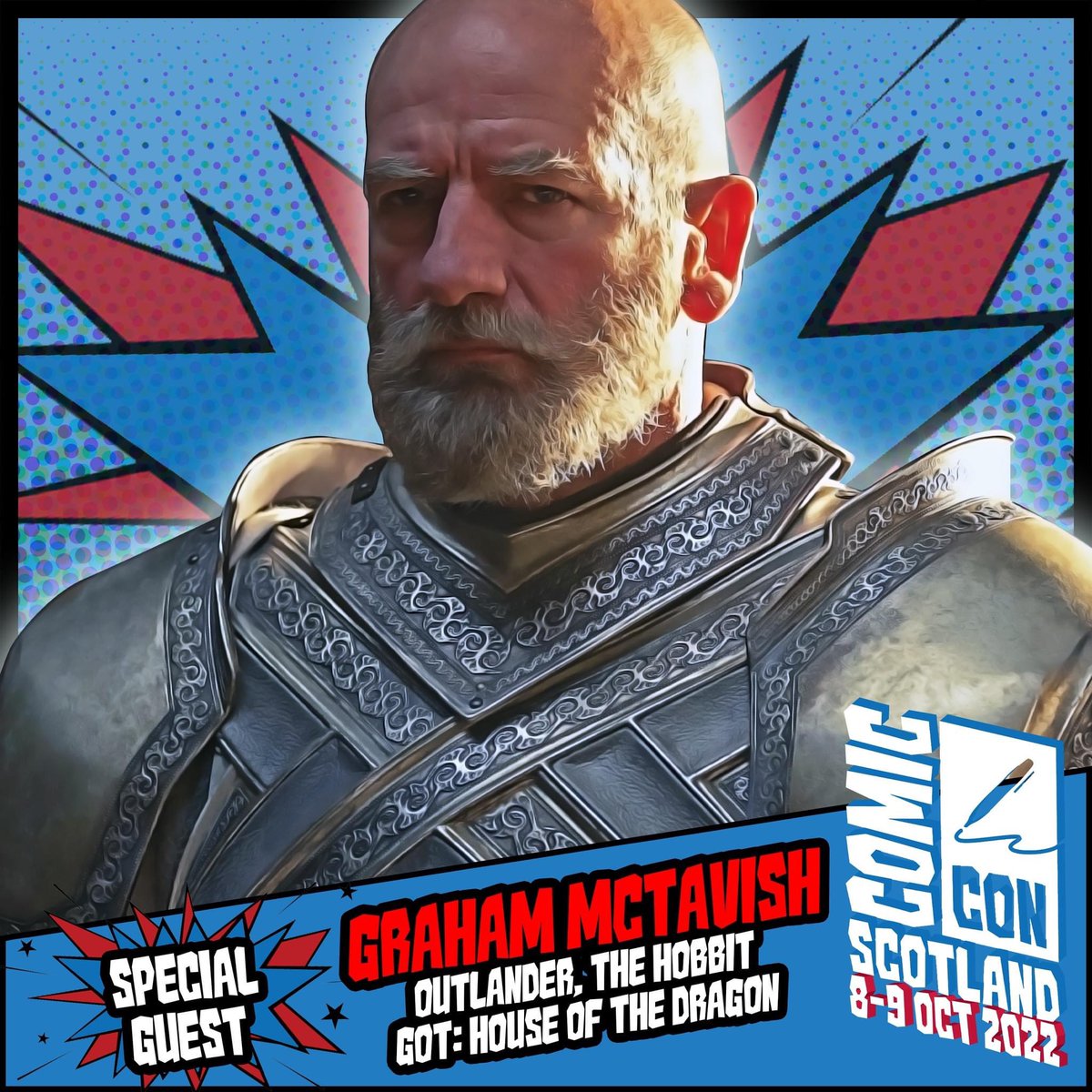 ftlofantasyscot's tweet photo. We hope you're enjoying the fabulous HOUSE OF THE DRAGON right now!

One of our fantastic guests, Graham McTavish is of course one of the main characters playing Harrold Westerling. We hope all of you Scottish fans will come out to meet him! @comconscotland https://t.co/TI1nszpuvZ