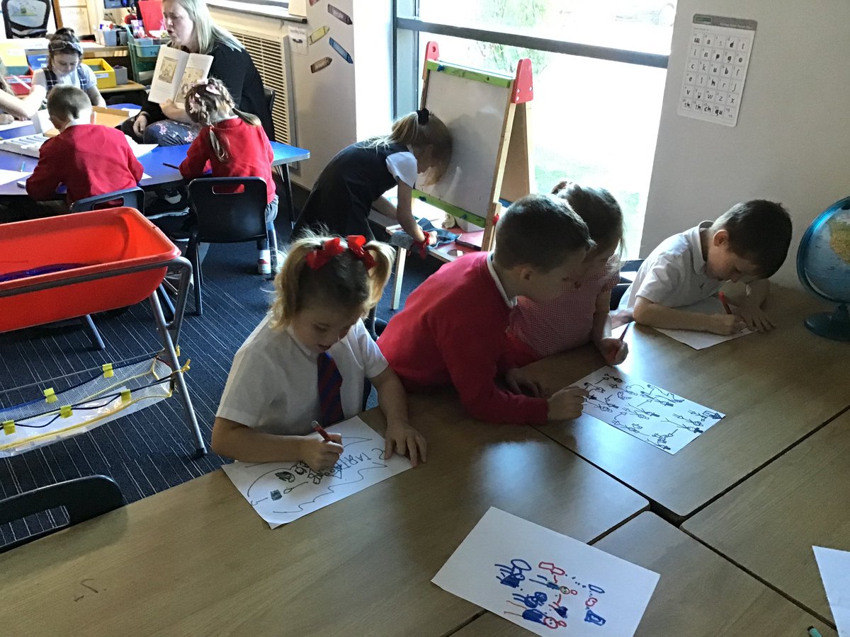 MrsRiceTeacher's tweet photo. Our new Hear Say Play Write focus is “A Squash and a Squeeze”- we have created the characters, built shelters for the animals and story mapped- great work 🥰 #HearSayPlayWrite #ClydeLiteracy #ClydePlay @ClydePrimary https://t.co/0E5lg3Mito