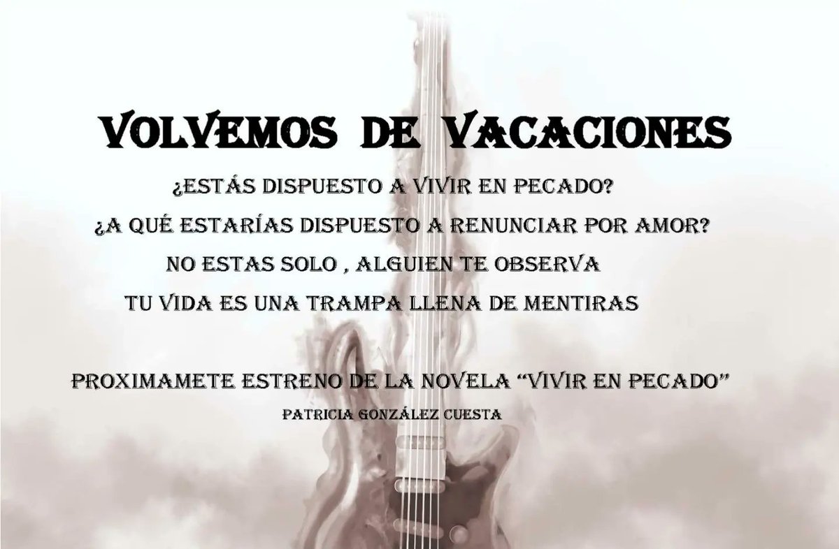 EternoPictures's tweet photo. 🔴ESTRENO🔴 "VIVIR EN PECADO" 21/10/2022

ESCRITO POR PATRICIA GONZÁLEZ CUESTA 
EN COLABORACIÓN CON @FundameNet https://t.co/nJ9MEdPkDP