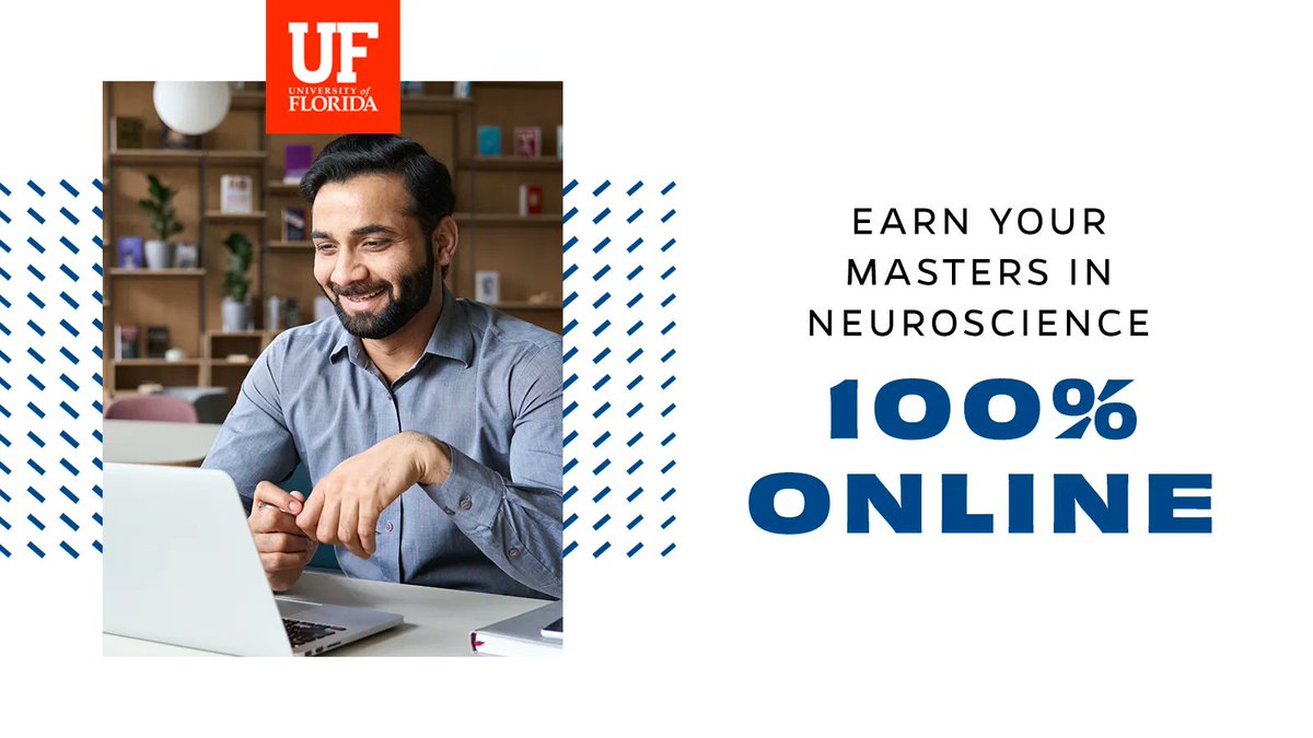 Our online 30 credit Master's program is ideal for healthcare professionals looking to advance their careers.

Courses are taught by dedicated UF Neuroscience faculty, with individualized assistance provided.

Learn more at buff.ly/3wFGoYl #Neuroscience #OnlineMasters