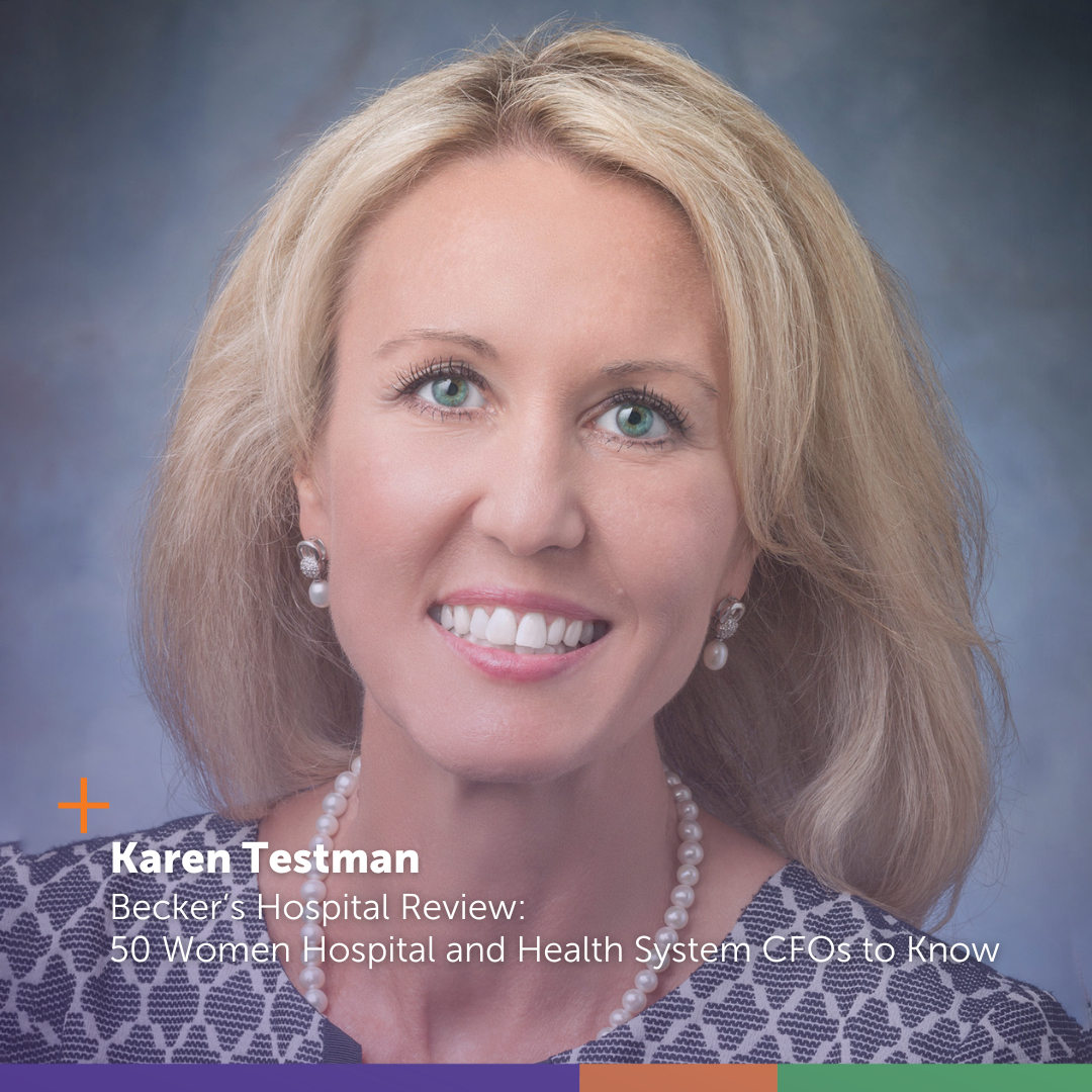 Congratulations to our Chief Financial Officer Karen Testman, RN, for being recognized by Becker’s Hospital Review as 1 of 50 women to know who serve as CFO for hospitals and health systems.
beckershospitalreview.com/lists/50-women…