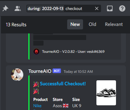 veskcooks's tweet photo. Bot: @AioTourne 
Proxies: @LynxProxies @RetailByRampage 
Group: @NotifyEU https://t.co/4A0zkNzEVQ