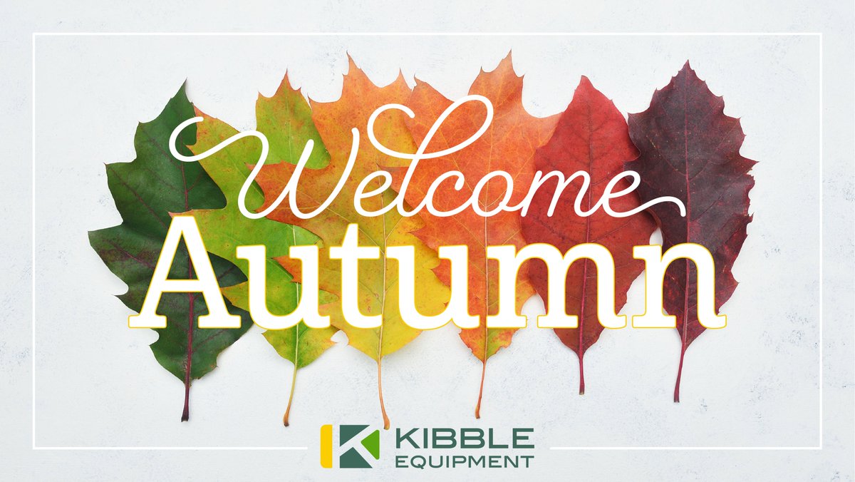 KibbleEquipment's tweet photo. π Happy First Day of Fall! π
We wish all area farmers a safe and happy Harvest and all of you a wonderful Autumn season! π½ππΎ
#ItsFinallyFall #FirstDayofAutumn #HarvestTime https://t.co/lIGpBR5Qlj