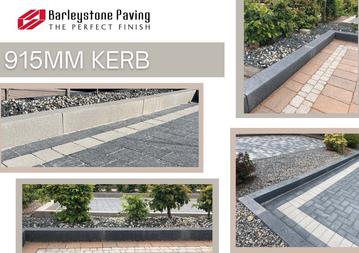 NEW 915MM KERB

Our new 915mm kerbs are available in two distinct colours: Damson and Birch
With quick installation and a reduction in the number of joints, our new kerbing is ideal for a clean finish.

#oreillygroup #barleystonepaving #newproduct #kerbs #915mmkerb #landscaping