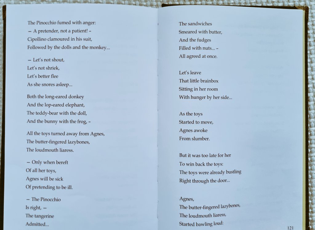 JLuneckaite's tweet photo. Do you know how many times butterflies are mentioned in this classic book of 15 short stories in verse for children?

Even if none, it's a worthy read: KOSTAS KUBILINSKAS in English: THE FROSTICLE, THE FROG QUEEN, AGNES THE LIARESS, etc.

https://t.co/ekQai3Ph9V… https://t.co/XbKp5qz7im