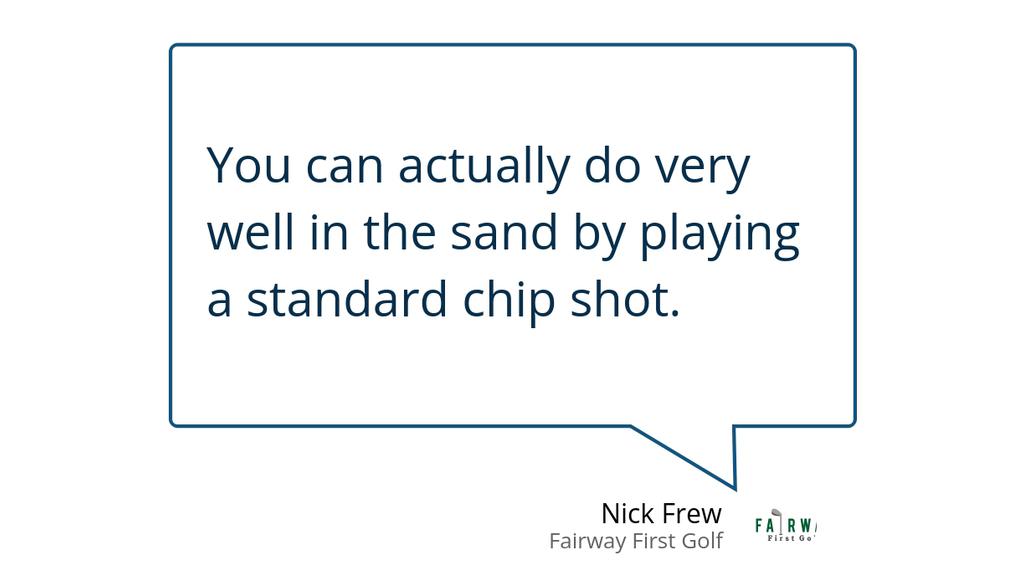 Back to the bunker chip shot.

Read the full article: Getting Out of a Bunker
▸ lttr.ai/17fK

#bunker #sandtrap #shortgame #GolfShortGame