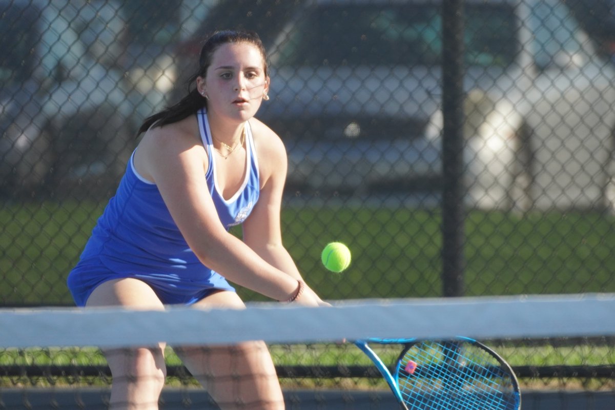 Larry Sidelines (@larrysidelines) on Twitter photo Grand Island beat visiting North Tonawanda 4-1 yesterday in NFL girls tennis. Vikings singles players (pictured) Claire LeFevre & Marissa Mrkall & doubles teams of Natalie Kopf/Lily Koslowski + Zainab Masoodi/Georgiana Nowak won their matches.
Photos by <a href="/LarrySidelines/">Larry Sidelines</a> Grand Island beat visiting North Tonawanda 4-1 yesterday in NFL girls tennis. Vikings singles players (pictured) Claire LeFevre & Marissa Mrkall & doubles teams of Natalie Kopf/Lily Koslowski + Zainab Masoodi/Georgiana Nowak won their matches.
Photos by <a href="/LarrySidelines/">Larry Sidelines</a>