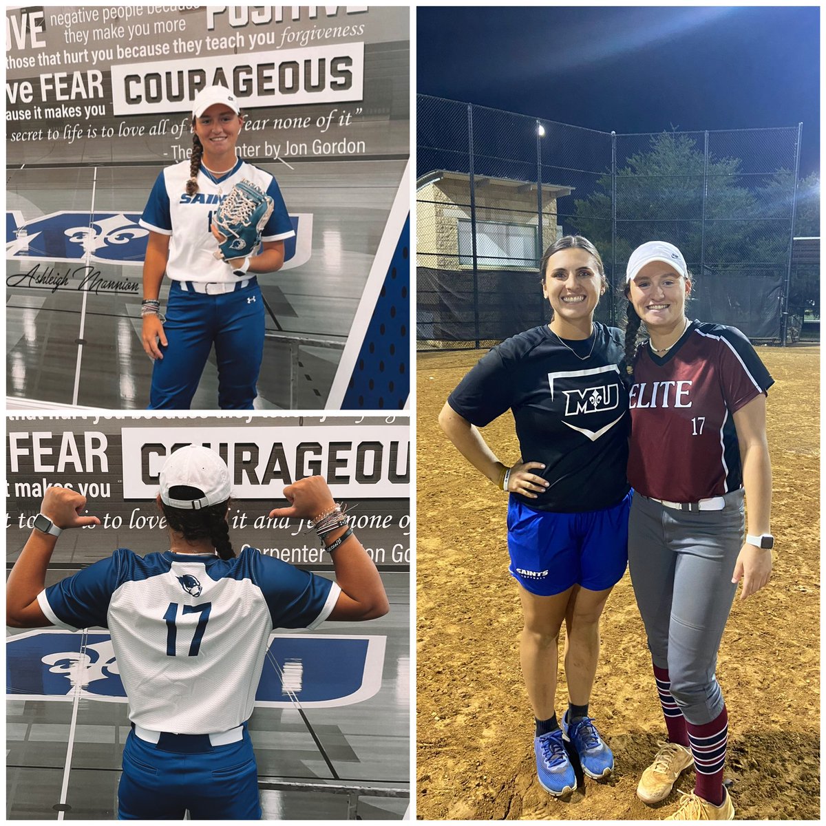 🚨 COMMITMENT ALERT 🚨 We are SO proud and excited to announce that @AshleighMannio2 has verbally committed to continue her education and softball career with @paigeknussman_ and @MarymountSball! Way to work for it, kid 💪 @CarEliteNCorg #BeElite