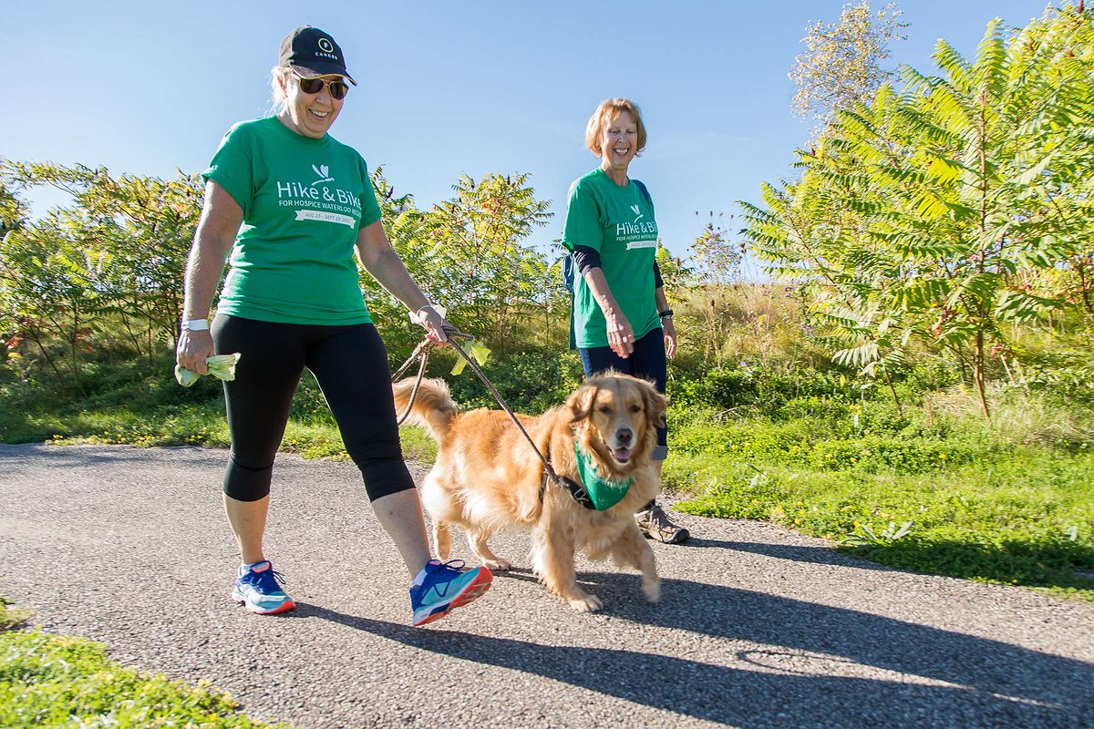 HospiceWaterloo's tweet photo. Our annual Hike for Hospice is just a few weeks away! Join us on Sunday, Sept. 25th for an in-person hike with friends &amp; family, and help support Hospice Waterloo Region's programs and services. 👟 Register today! https://t.co/JkR67aajjj #HikeForHospice https://t.co/U3V7ZSqrOH