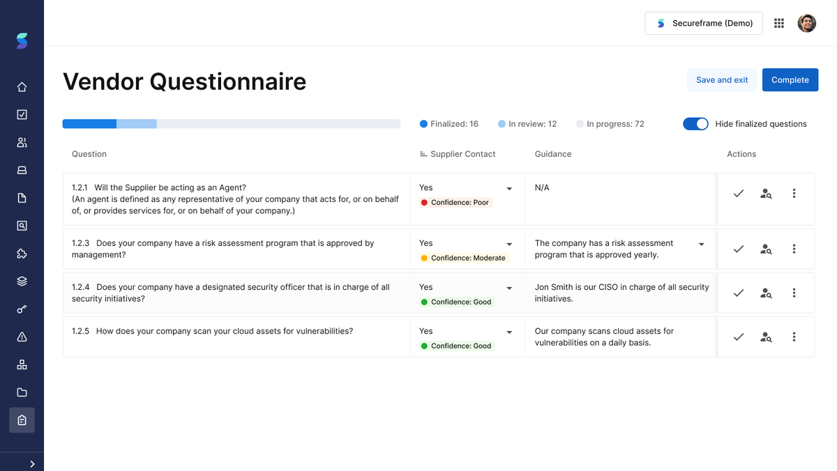 Secureframe tweet media