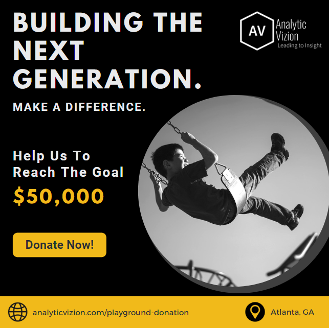 AV is partnering with the Boys and Girls Club of Metro Atlanta to build a playground on 11/18/22. ​We know that many hands make light work; we need about $50,000 more in funding.. 

Please consider contributing to make this day happen. Donate here: ow.ly/v6c550KHrAY