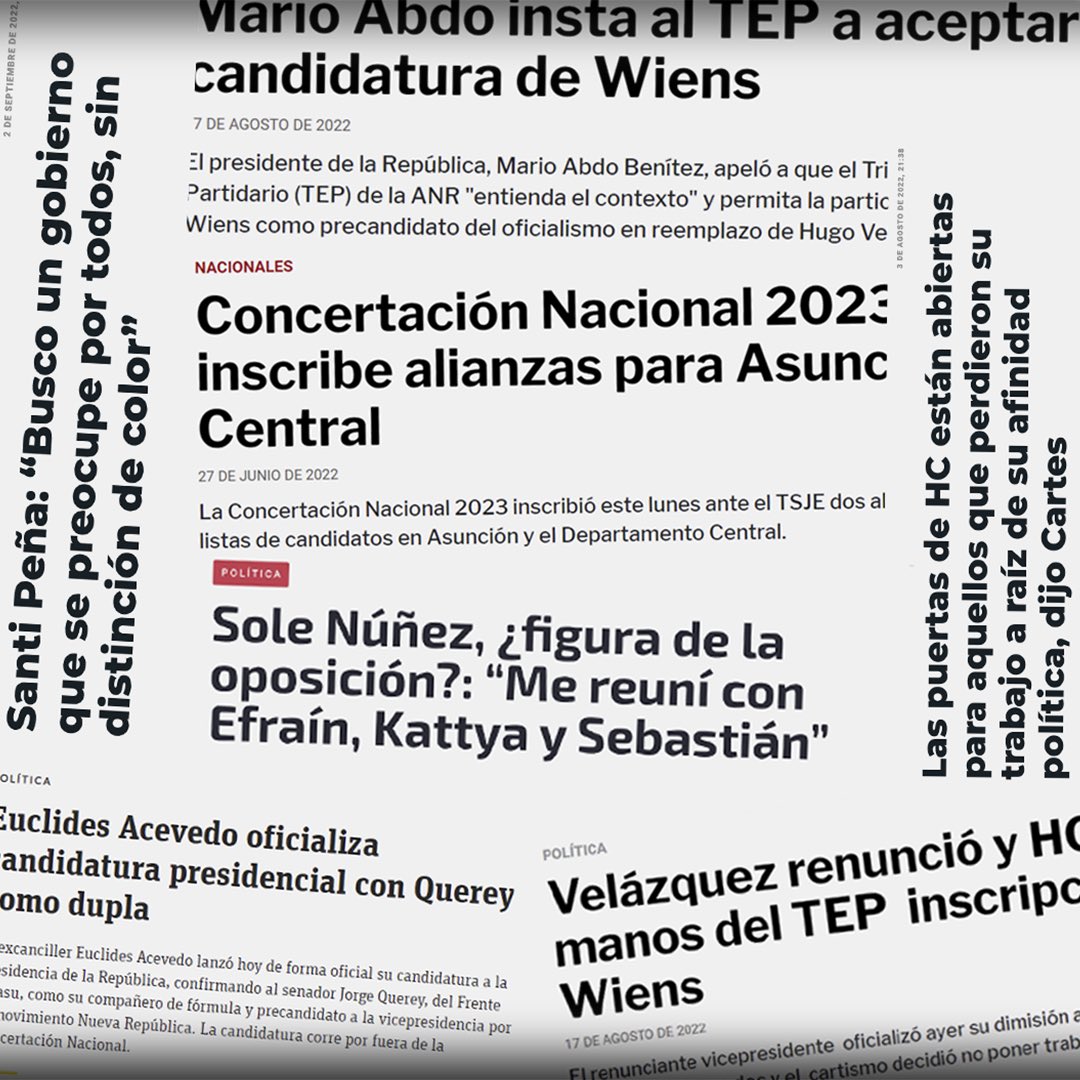 revotapy's tweet photo. En abril se celebran las elecciones presidenciales y el tablero político nos muestra distintos cambios con partidos tradicionales, concertaciones, alianzas y figuras emergentes que pujan por un cargo electoral🗳 https://t.co/Q7UUrdvzzY
