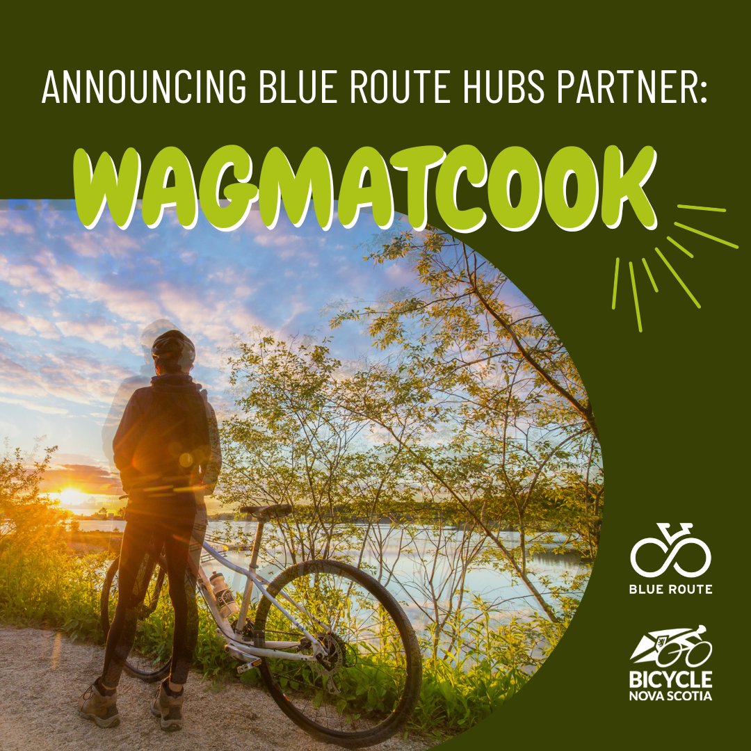 The Blue Route Hubs Project is announcing a new partnership with Wagmatcook First Nation! The Hubs Project is a partnership between Bicycle Nova Scotia and communities, to plan and design walking, rolling, and cycling infrastructure! Learn more here blueroute.ca/hubs/