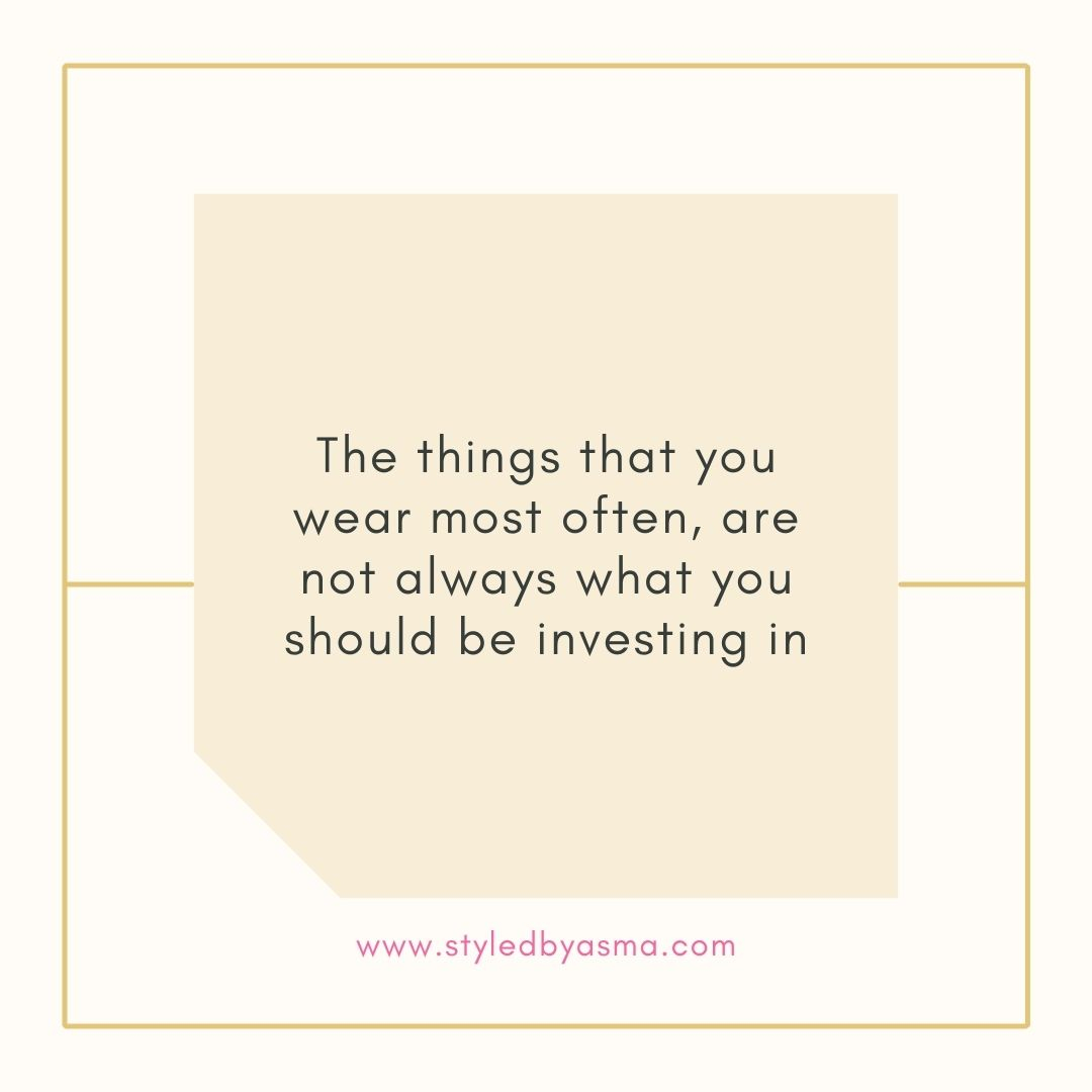 styledbyasma's tweet photo. The things that you wear most often, are not always what you should be investing in. Which may sound surprising, but think about this. Just because you wear a simple white tee often, doesn't mean you need to spend a lot of money on one. You can just run to Target and snag one. Wh https://t.co/S0xiF3qegp