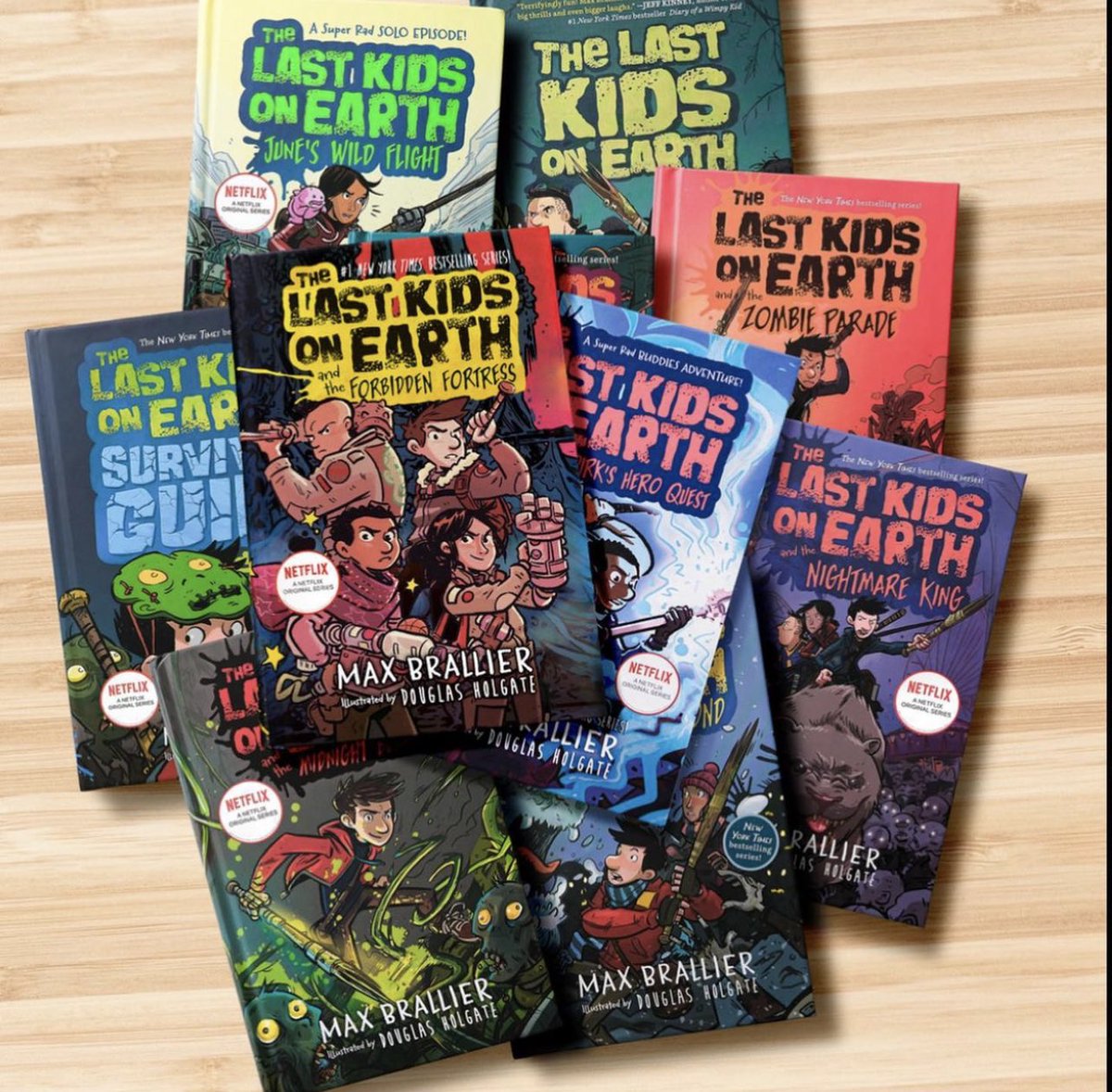 shannonassoc's tweet photo. The Last Kids on Earth and the Forbidden Fortress by Max Brallier illustrated by Doug Holgate. https://t.co/gAudYPDs0v
