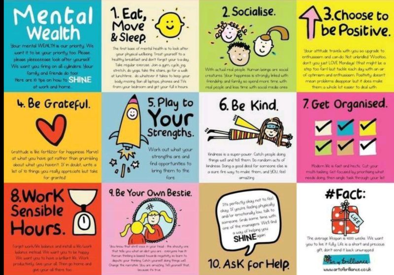 Be mentally wealthy... it's a great step to being mentally healthy!