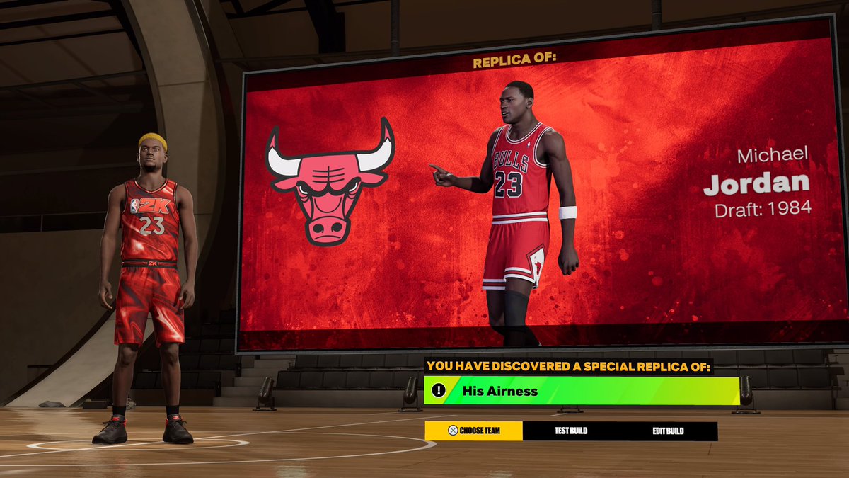 trae_enthusiast's tweet photo. Micheal Jordan special replica build and stats https://t.co/BheR0GkJ7J