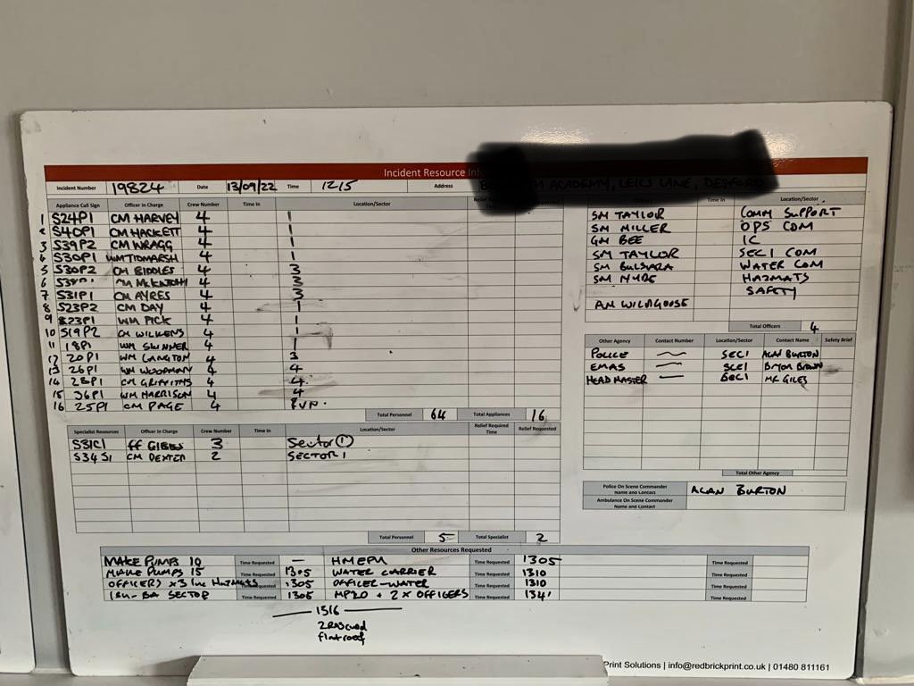 Another busy day in Incident command, level 3 revalidation’s, great professionalism shown by candidates , every days a school day and always something to learn. Well done Thanks to the supporting staff for command support and command support officer roles #onlysolutions