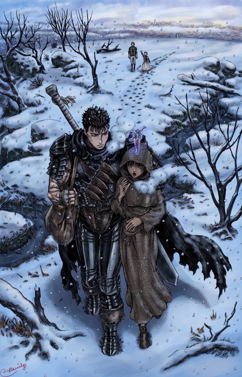 This time.. I won't lose you …❄️

#Berserk