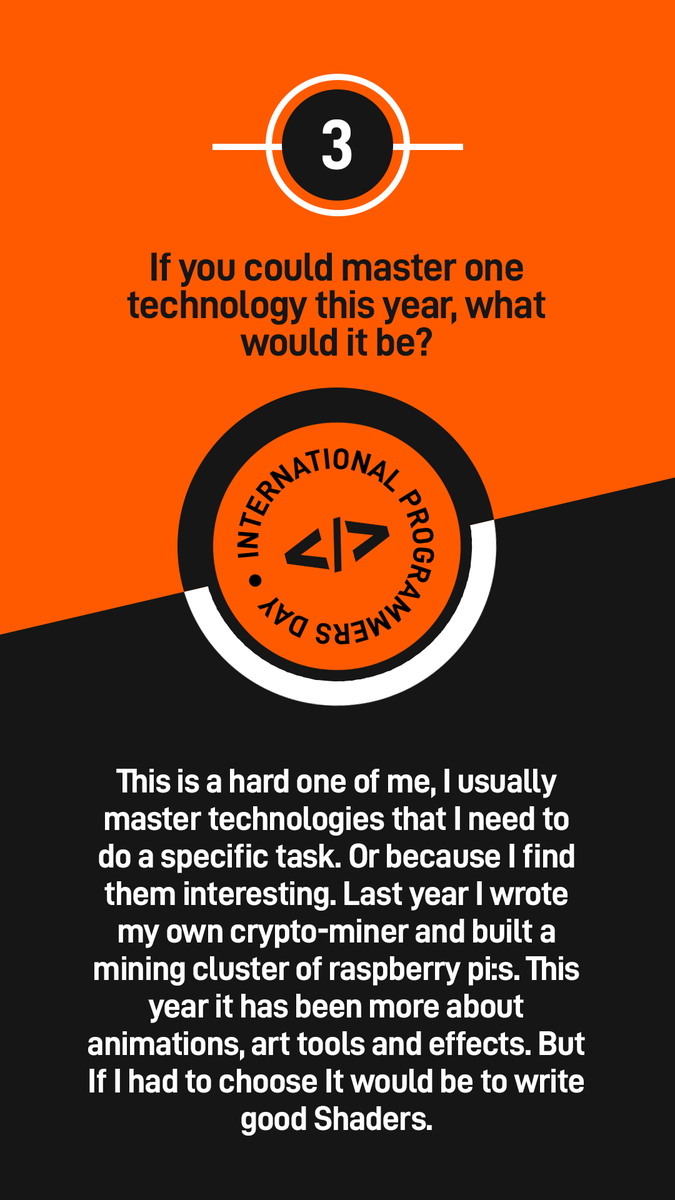 FunPlusGames's tweet image. On International Programmers Day, we had to ask one of our colleagues about his job and the daily challenges he faces. 

Huge thanks to Richard Meurling, Senior C++ Developer at FunPlus. 

#ProgrammersDay #ProgrammersDay2022 #InternationalProgrammersDay